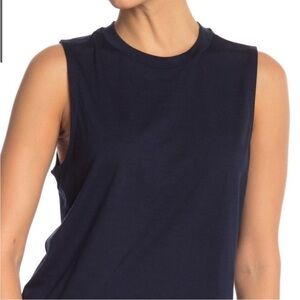 Outdoor Voices Navy Merino Tank Top